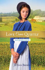 jo ann brown's HEARTS OF AMISH COUNTRY #2 LOVE COMES QUIETLY